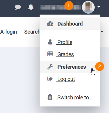 moodle profile edit preferences