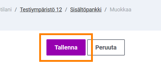 moodle h5p lisää tehtävä tallenna